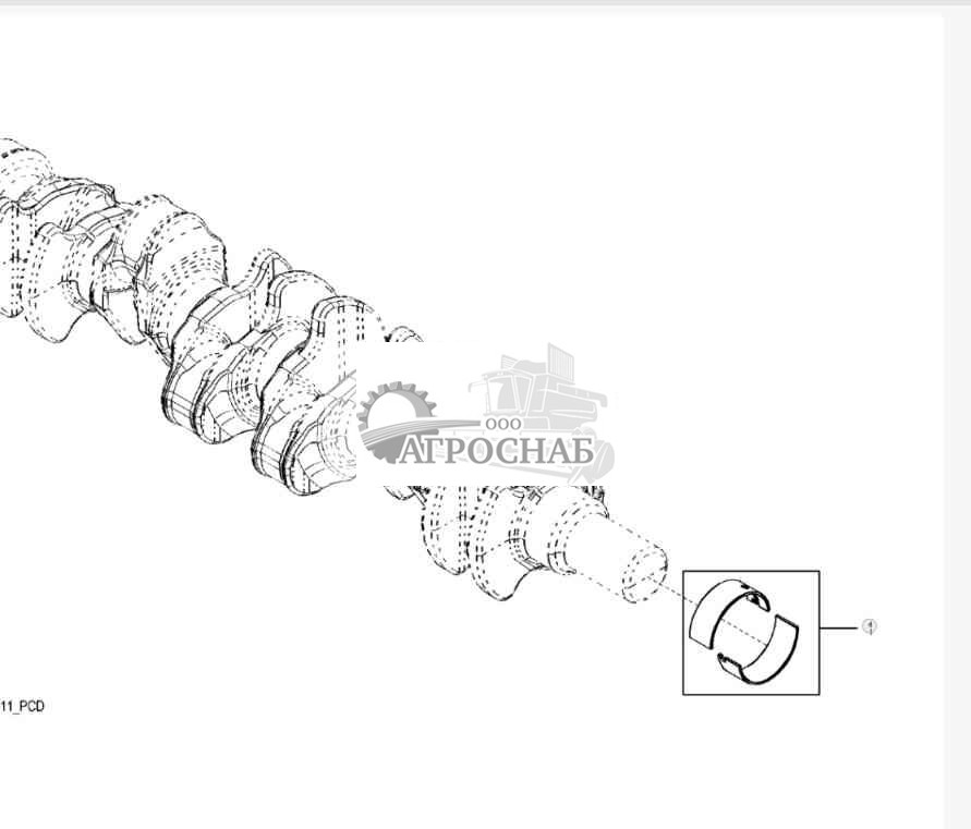 9901 Комплект упорных подшипников 